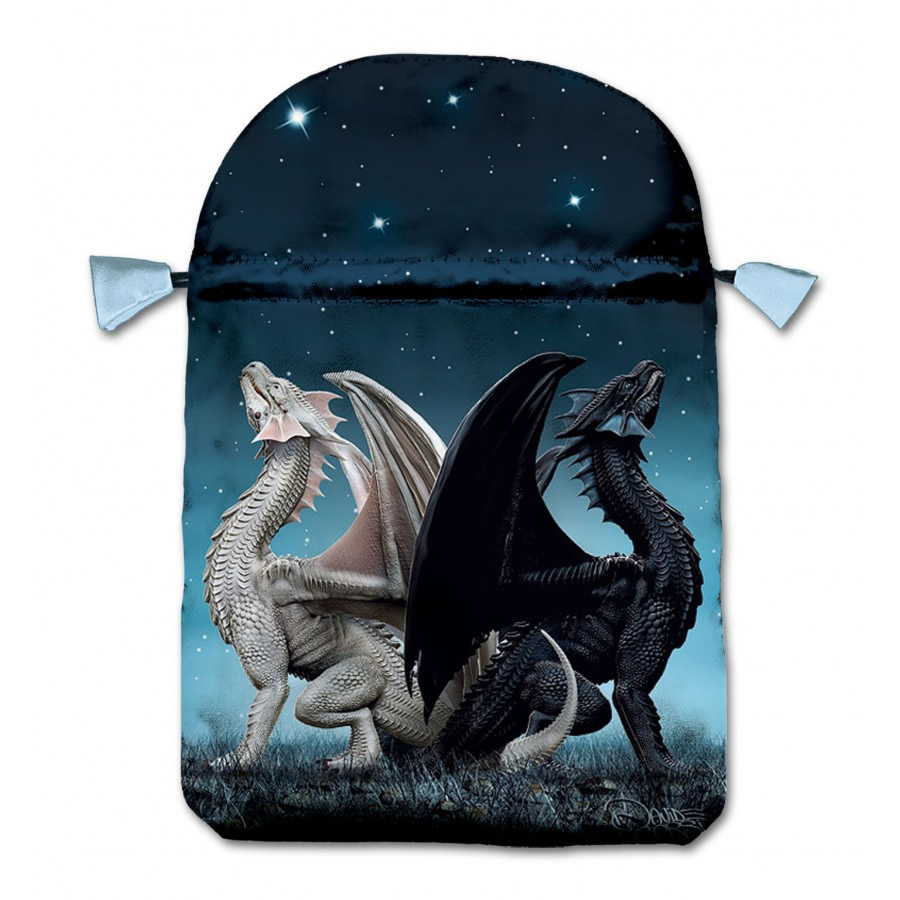 Draconis Dragons Satin Bag for Tarot and Oracle Cards