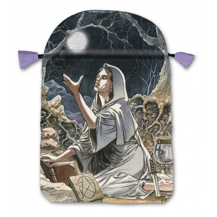 Pagan Tarot Satin Bag for Tarot and Oracle Cards