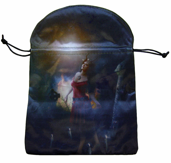 Sacred Dance Satin Bag for Tarot and Oracle Cards