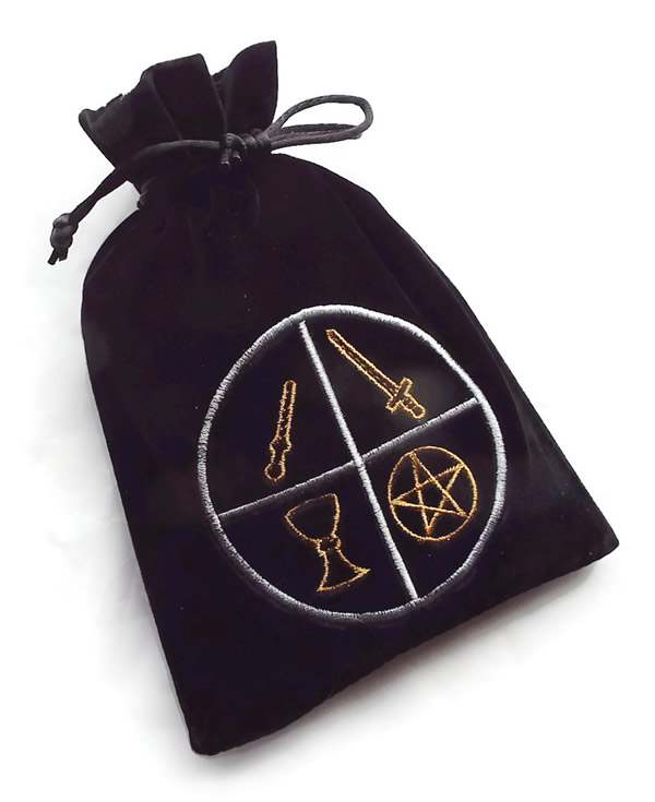 Tools of the Craft Velvet Bag for Tarot and Oracle Cards