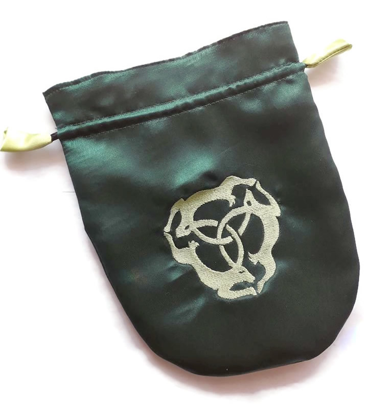 Three Hares Satin Bag for Tarot and Oracle Cards