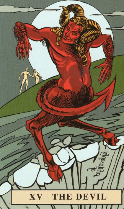 English Magic Tarot Devil