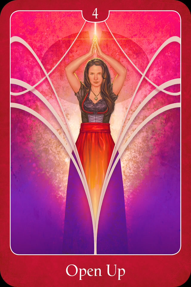 Psychic Tarot for the Heart Oracle Open Up