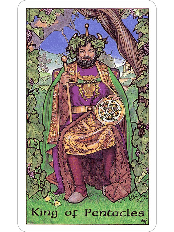 The Robin Wood Tarot King of Pentacles