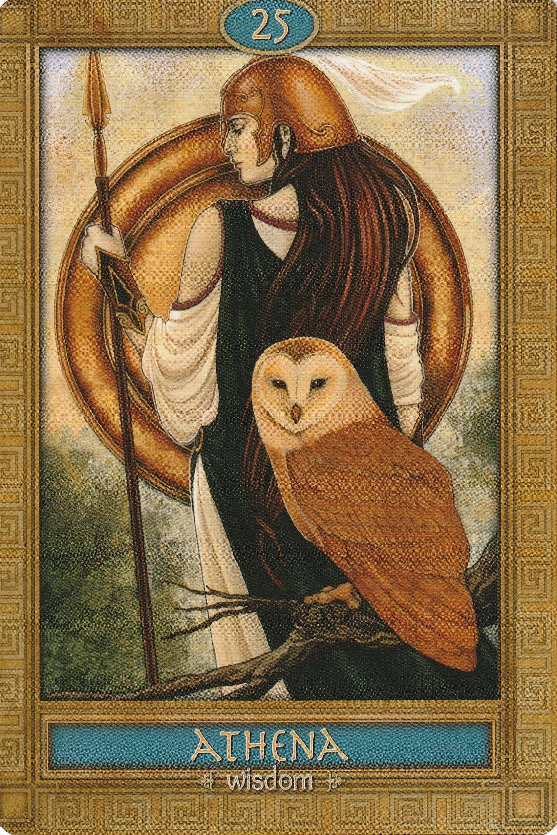 The Mythic Oracle Cards Athena