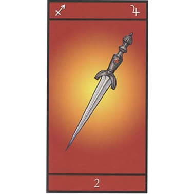 Wicca Cards Divination Kit Dagger