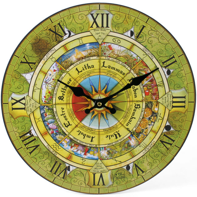 Wheel of the Year Wall Clock