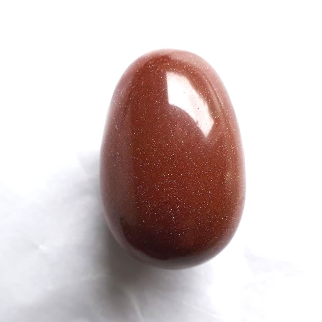 48mm Red Goldstone Egg