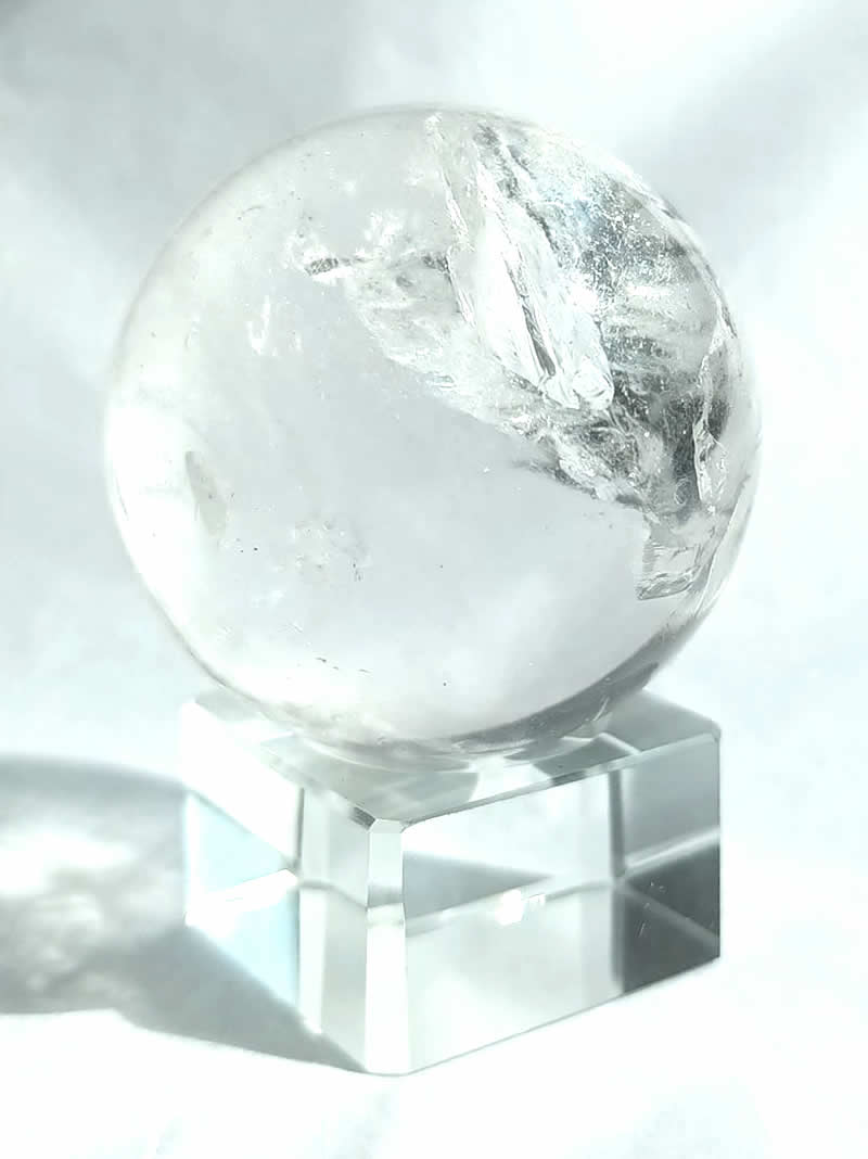 48mm Clear Rock Quartz Sphere