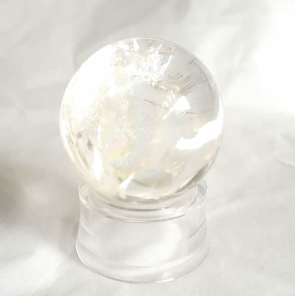 35mm Clear Rock Quartz Sphere
