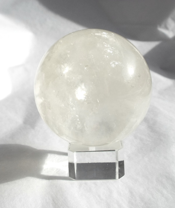 55mm Clear Calcite Sphere