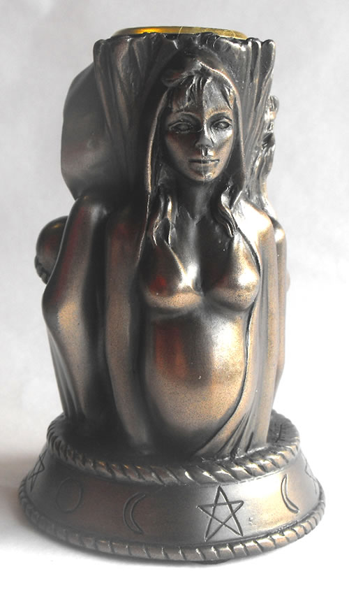 Maiden Mother Crone Triple Goddess Candlestick Mother Aspect