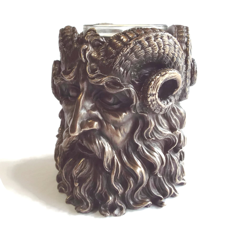 Horned God Candle Holder