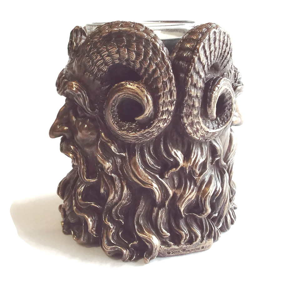 Horned God Candle Holder