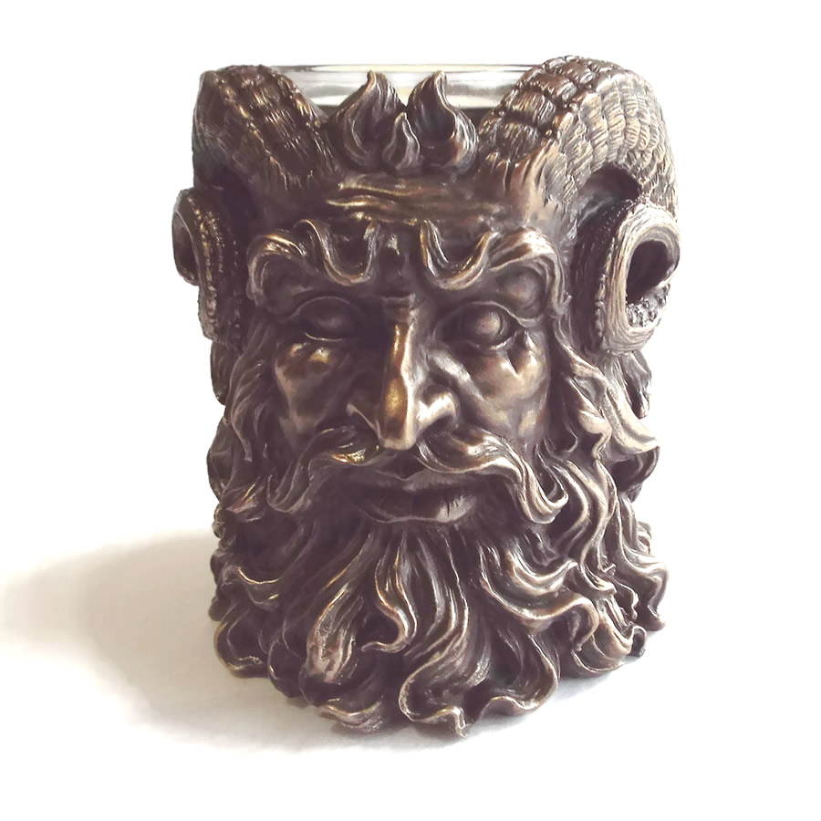 Horned God Candle Holder