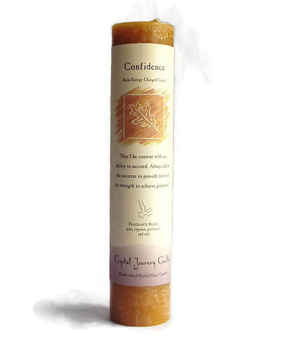 Confidence Herbal Magic Pillar Candle