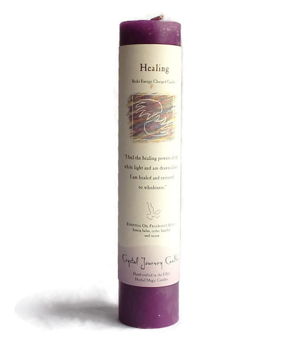 Herbal Magic Healing Pillar Candle