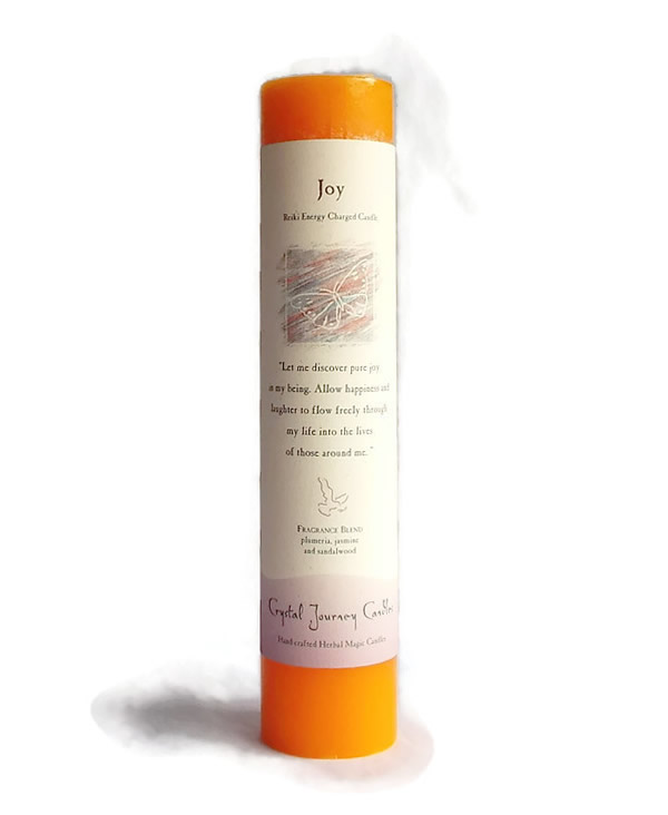 Joy Herbal Magic Pillar Candle