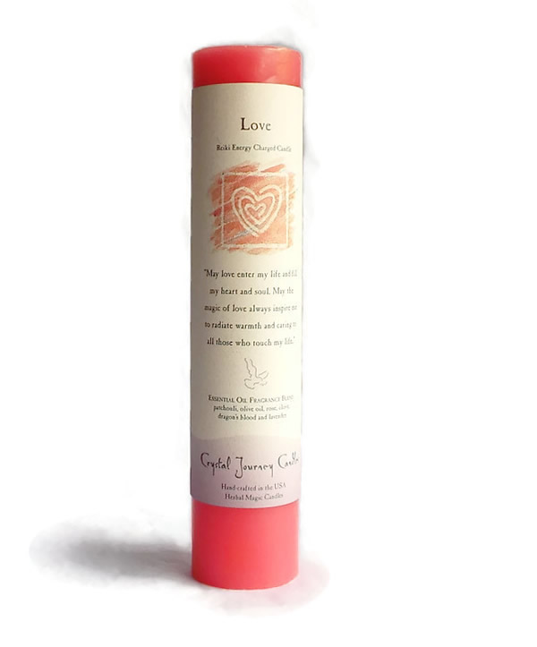 Herbal Magic Love Pillar Candle