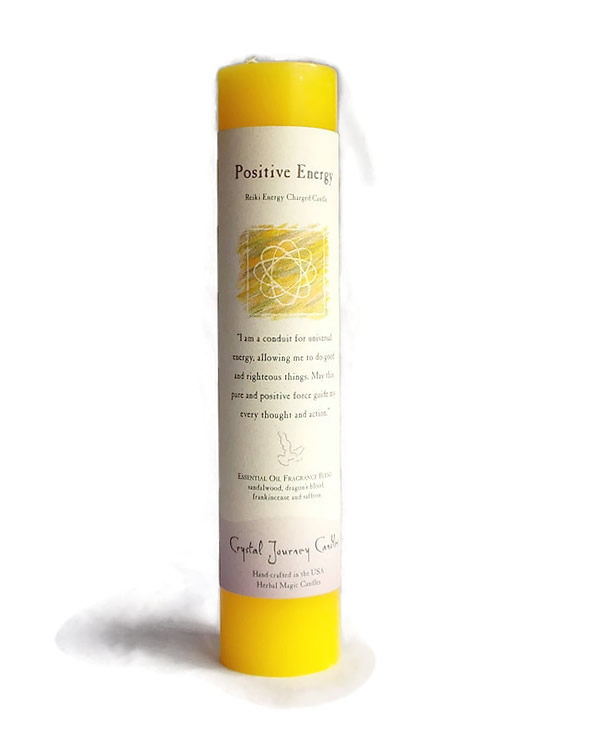 Positive Energy Herbal Magic Pillar Candle