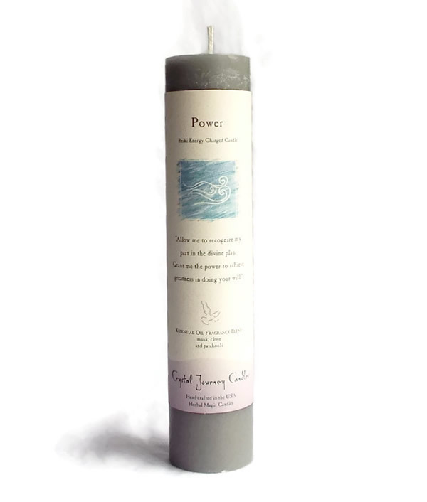 Power Herbal Magic Pillar Candle