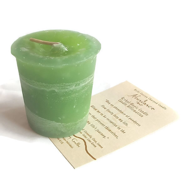 Abundance Herbal Magic Votive Candle