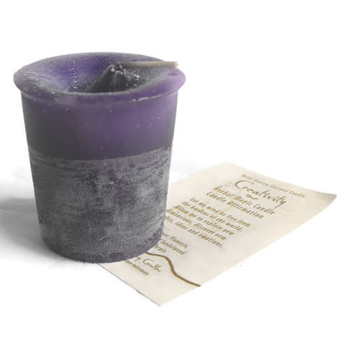 Confidence Herbal Magic Votive Candle