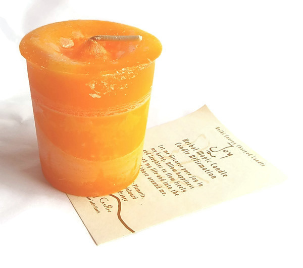 Joy Herbal Magic Votive Candle