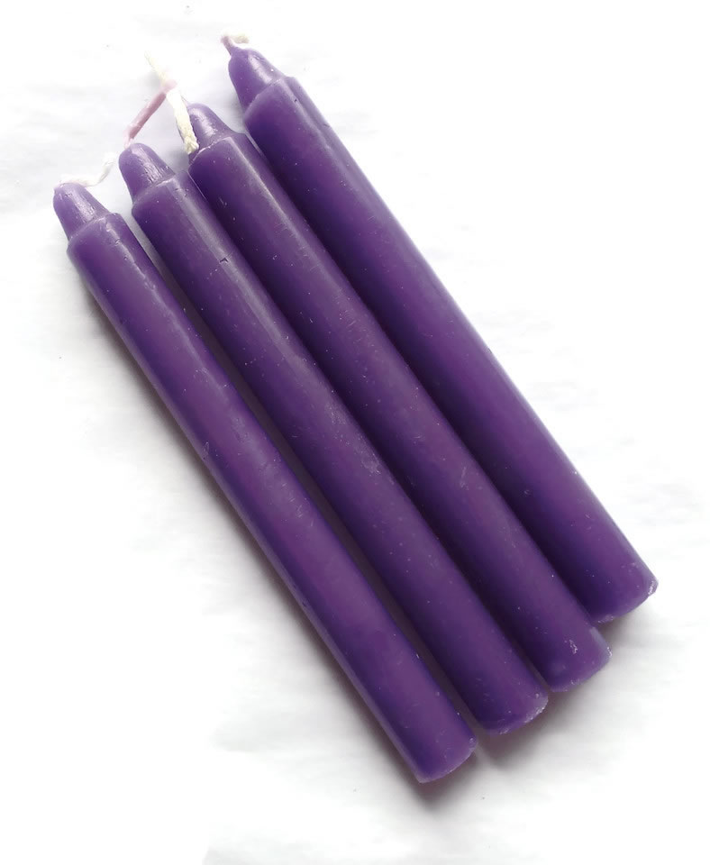 Purple Spell Candle