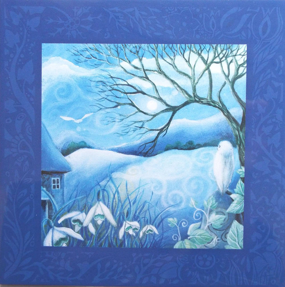 Silence Greetings Card by Amanda Clark