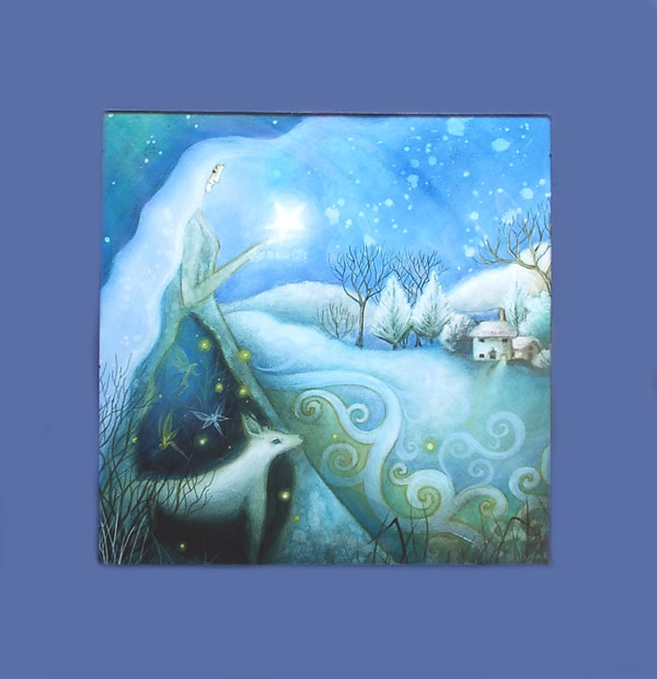 Winter Dream Greetings Card by Amanda Clarke