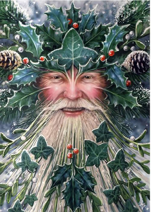 Anne Stokes Spirit of Yule Greetings Card