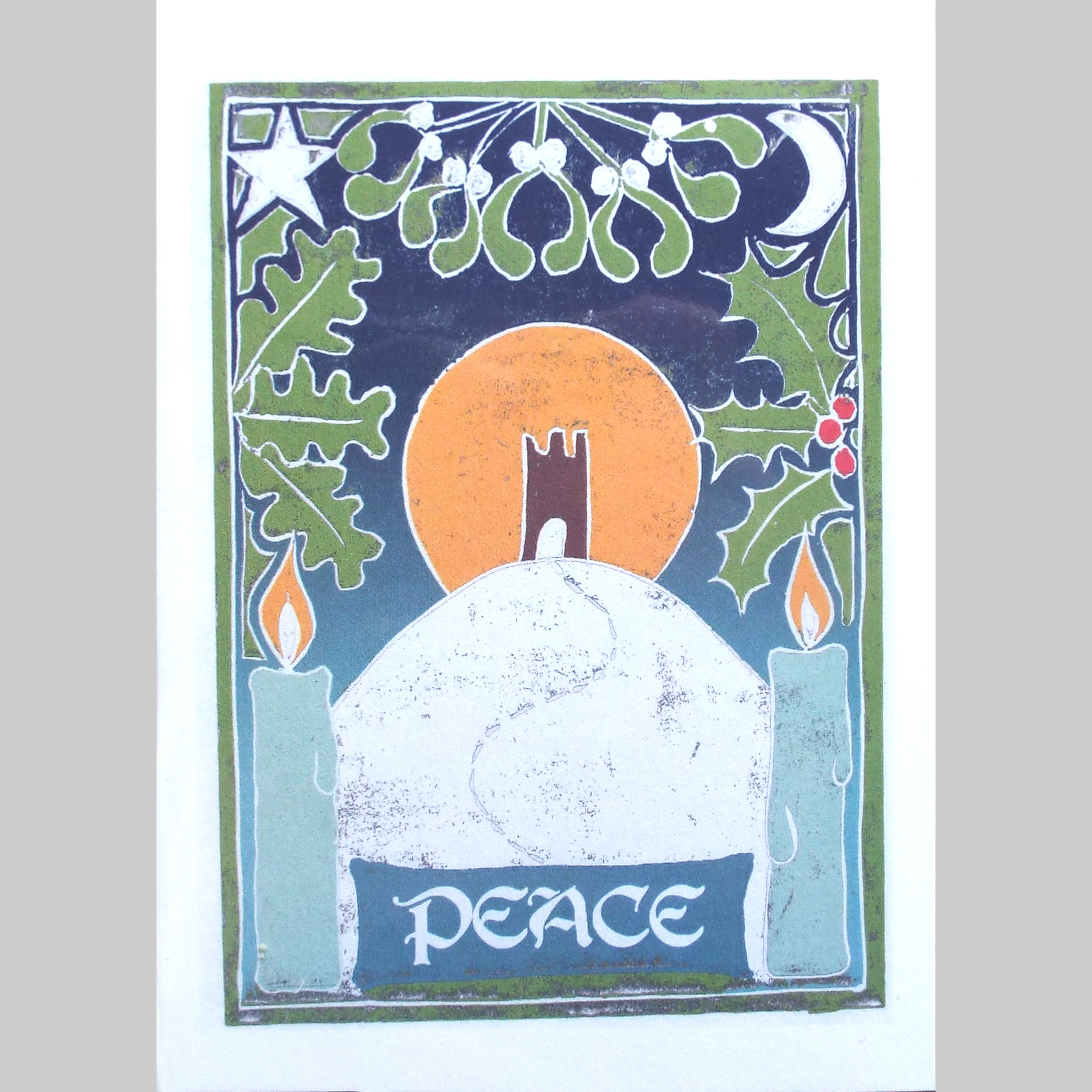 Midwinter Stillness Greetings Card by Jaine Rose