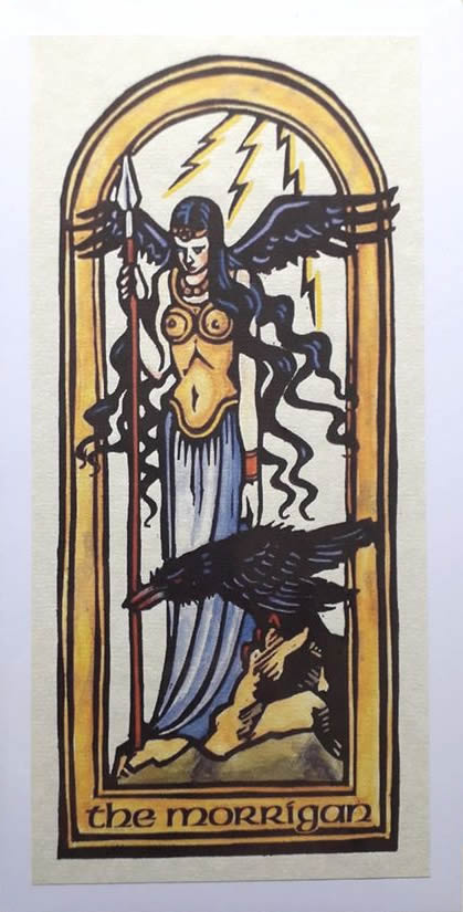 The Morrigan Goddess Greetings Card