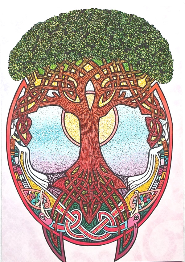 Tree Free Greetings Card Tree Spirit