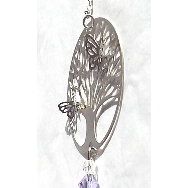 Hanging Crystal Tree of Life Cascade