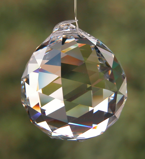 60mm Sphere Hanging Crystal