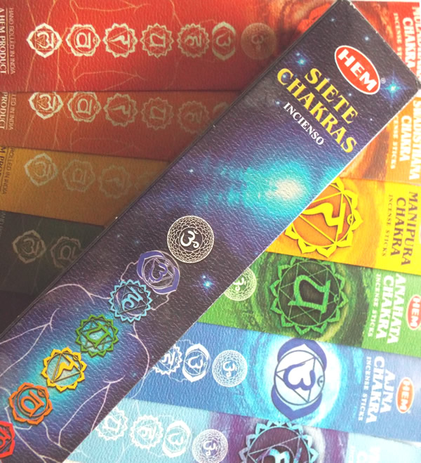 Seven Chakras Incense Sticks