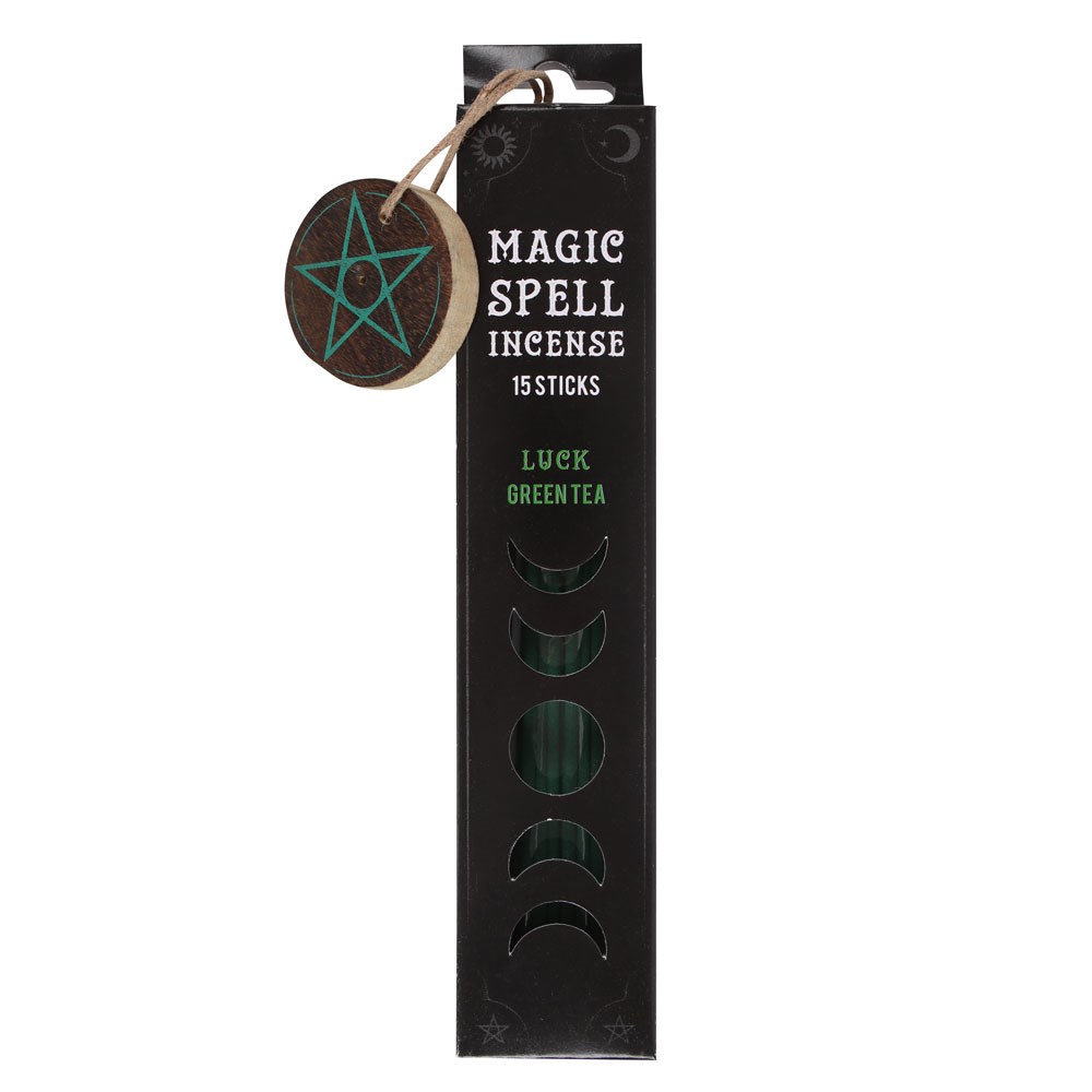 Magic Spell Luck Incense Sticks with Wooden Incense Holder