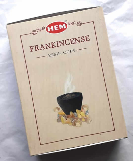 Hem Brand Frankincense Resin Incense Cups - Box of 10