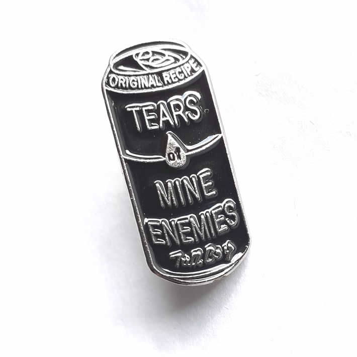 Tears Of Mine Enemies Enamel Pin Badge