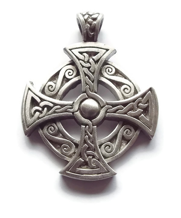 Celtic Cross Pewter Pendant