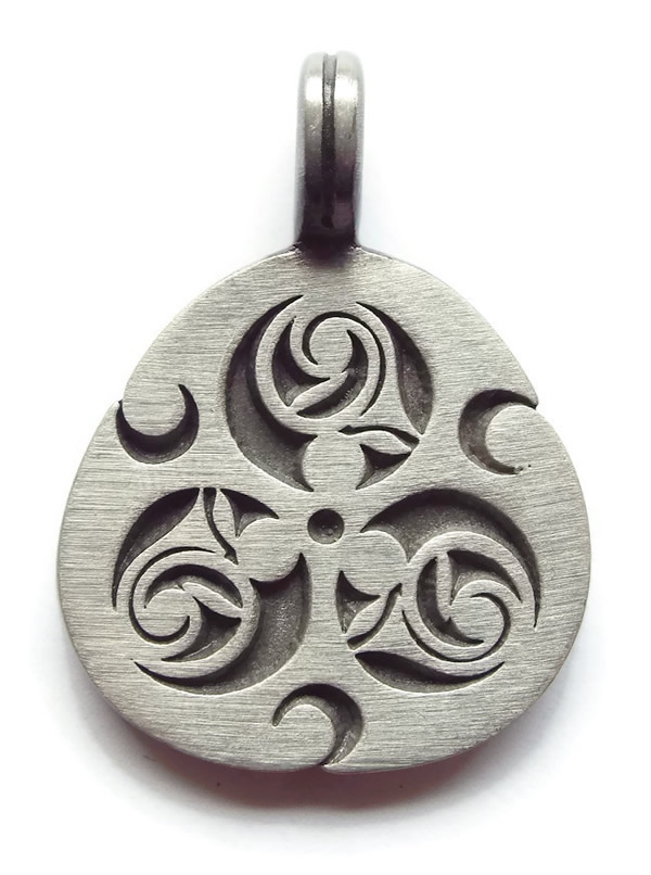 Celtic Triskelle Pewter Pendant