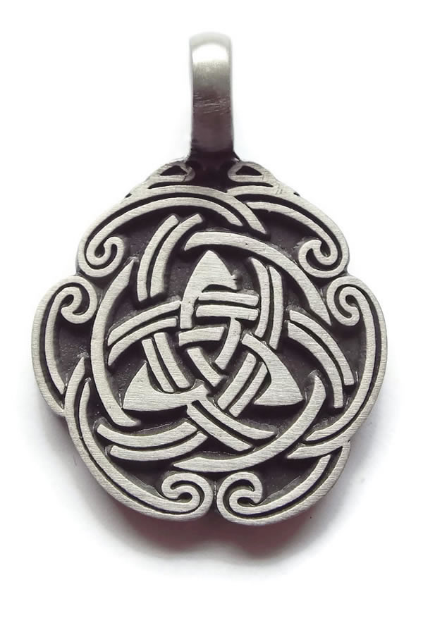 Celtic Triskelle Pewter Pendant