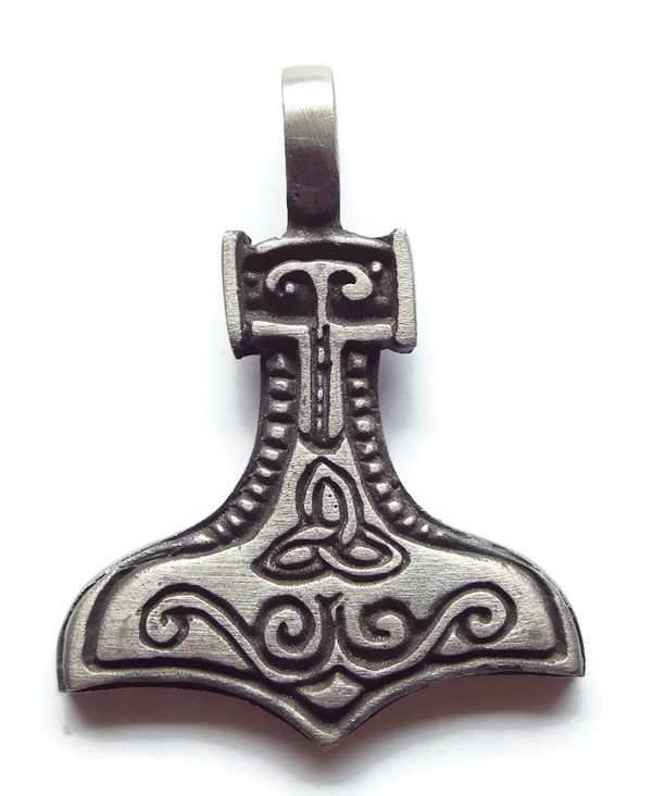 Celtic Whale Tail Pewter Pendant