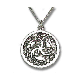 Sterling Silver Celtic Birth Charm - Imbolc