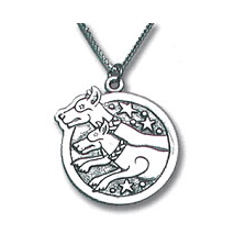 Sterling Silver Celtic Birth Charm - Cwn Annan