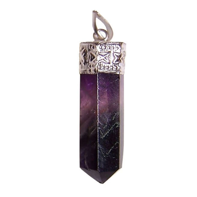 Amethyst Crystal Point Pendant