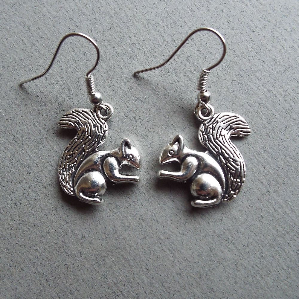 Squirrel Earrings