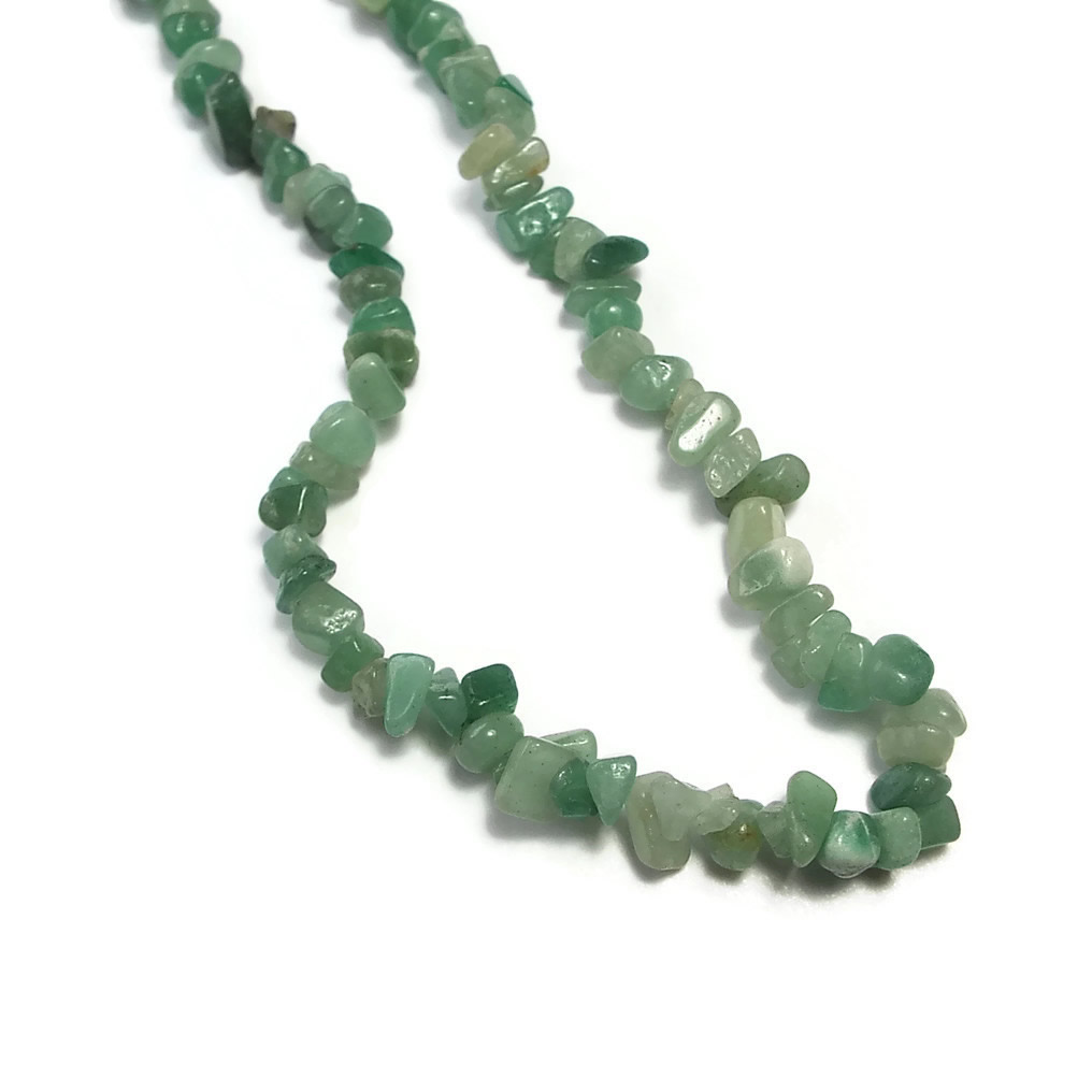 Green Aventurine Chip Necklace